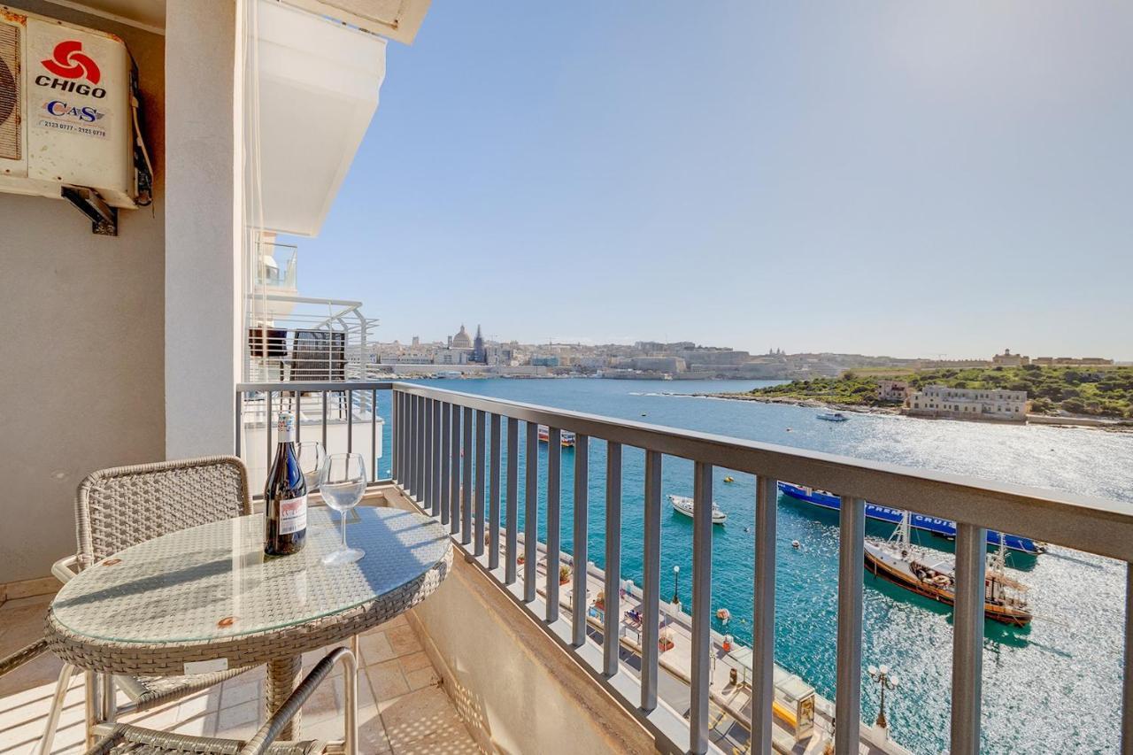 Marvellous Apartment With Valletta And Harbour Views Sliema Exteriér fotografie